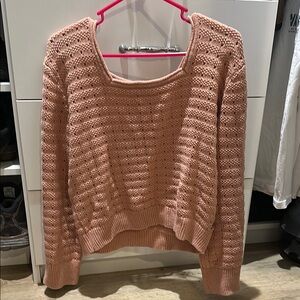 ROXY Women's Pink Knit Sweater